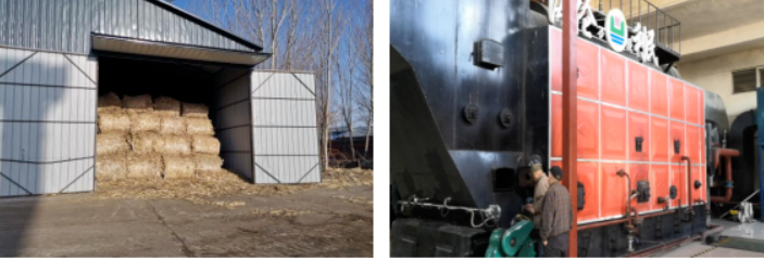 秸稈打捆直接燒 費用比煤省一半