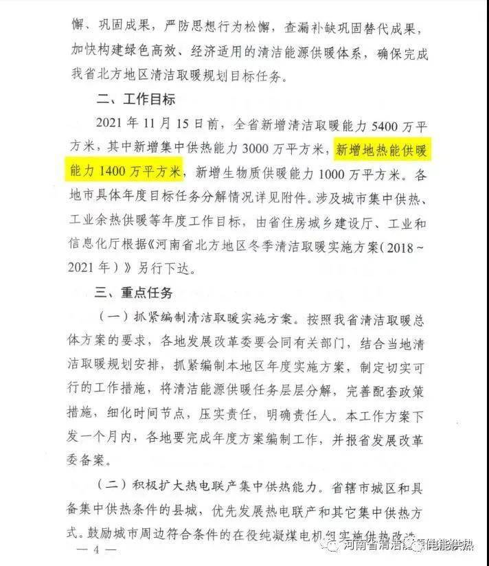 河南省2021年清潔取暖工作方案  新增生物質(zhì)供暖1000萬㎡3