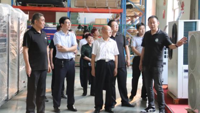 淄博市科技發展中心主任楊祖軒蒞臨山東齊昊科技考察指導