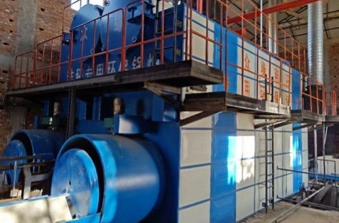 連續式秸稈捆燒鍋爐