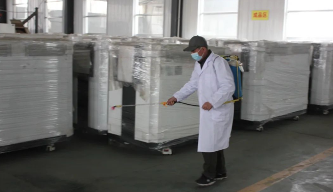 老萬集團嚴格落實防疫措施，保證復工復產順利進行