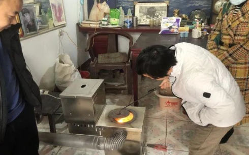 民用清潔爐具專委會受邀調(diào)研考察惠民縣生物質(zhì)清潔取暖1