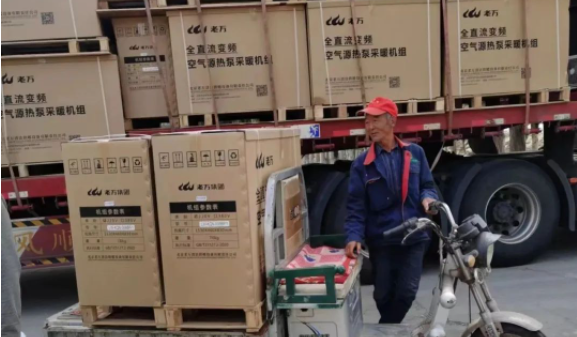 老萬超低溫空氣源熱泵為寧夏青銅峽市500戶居民提供冷暖保障