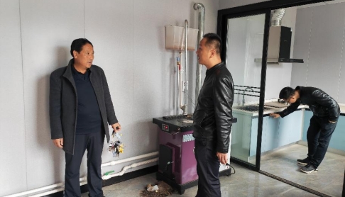 示范推廣清潔生物質炊事取暖爐具63臺